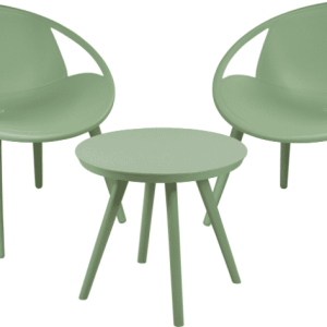 Tuinmeubelset 3 delig groen