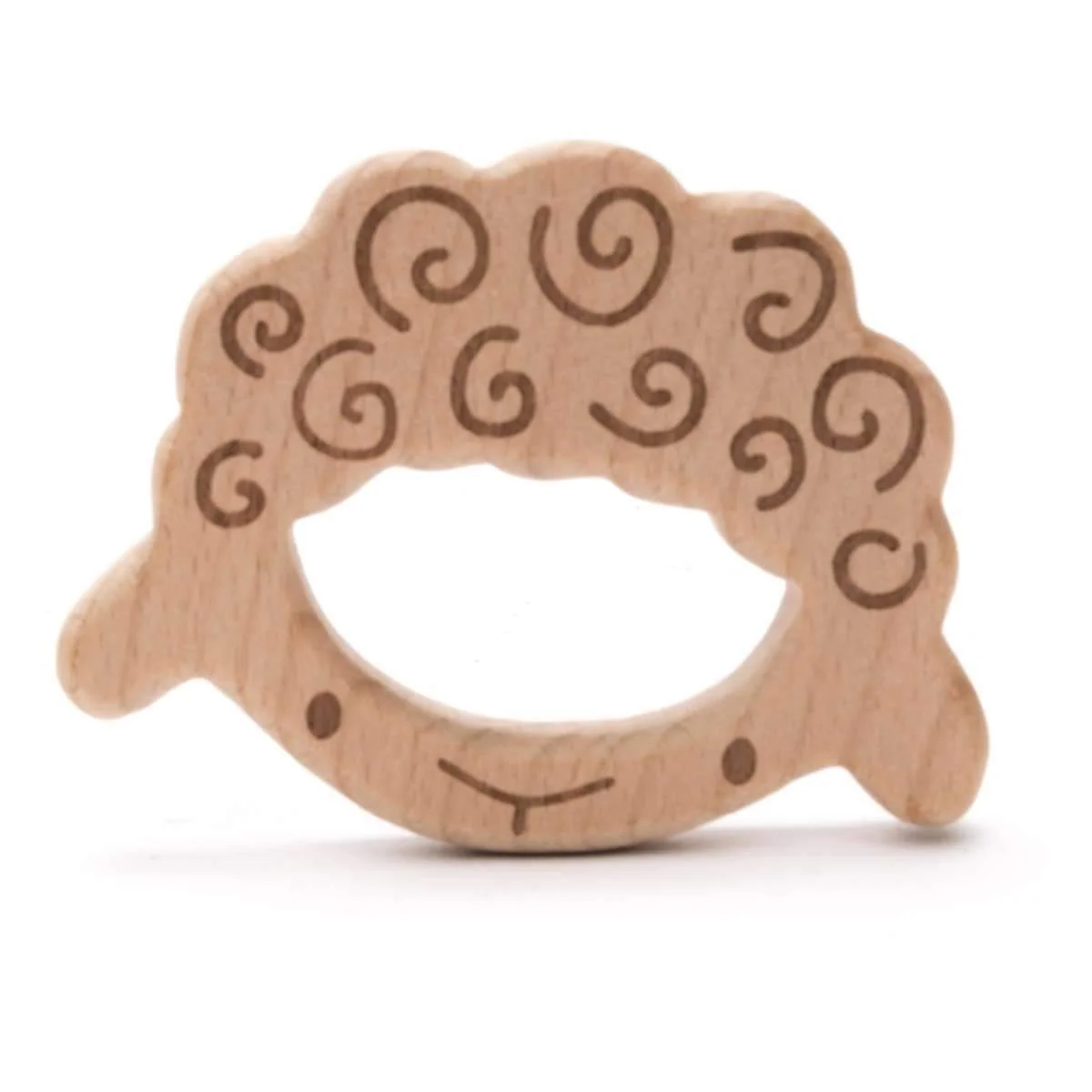 Houten bijtfiguur Schaap - Afbeelding 2