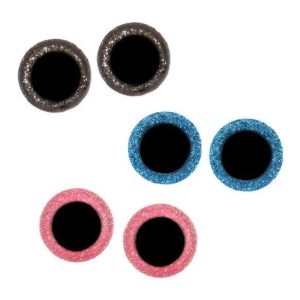 Opry Glitter Dierenogen assortiment 8-18 mm