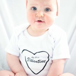 Romper My First Valentine Hart